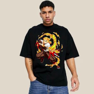 Rengoku Moda Camisas Demon Slayer