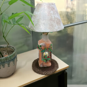 Liquor Bottle Lamp Shade with Art Effect